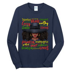 African Black History African American Ladies Juneteenth Tall Long Sleeve T-Shirt