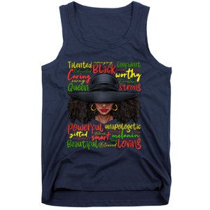 African Black History African American Ladies Juneteenth Tank Top