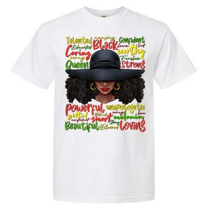 African Black History African American Ladies Juneteenth Garment-Dyed Heavyweight T-Shirt