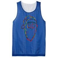 Abstract Black Hip Hop Santa Claus African American Graphic Gift Mesh Reversible Basketball Jersey Tank