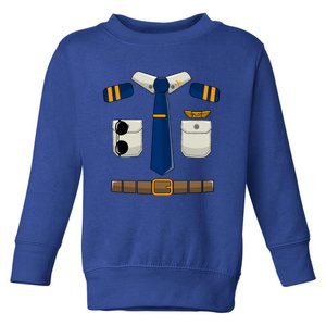 Adult Boy Halloween Aviation Airplane Pilot Costum Toddler Sweatshirt