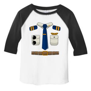 Adult Boy Halloween Aviation Airplane Pilot Costum Toddler Fine Jersey T-Shirt