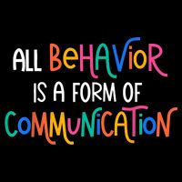 All Behavior Is A Form Of Communication SPED Teacher Autism Bucket Hat