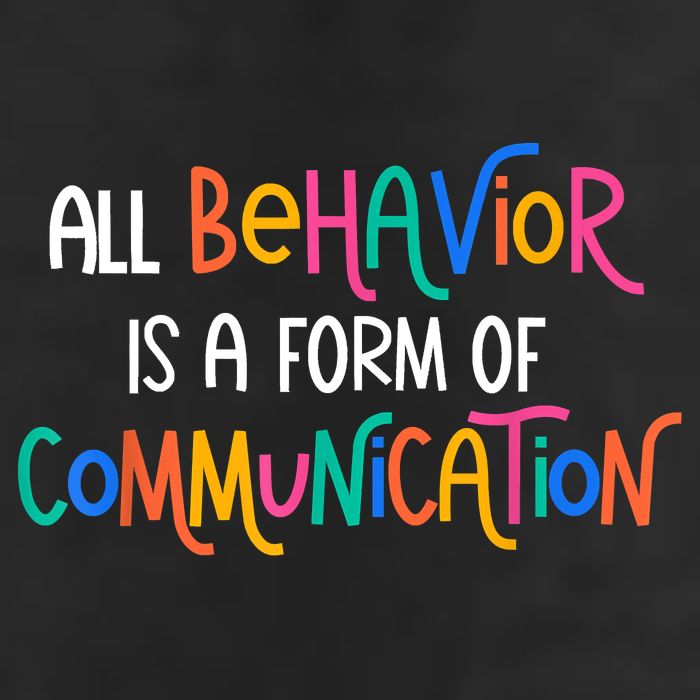 All Behavior Is A Form Of Communication SPED Teacher Autism Golf Towel