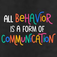 All Behavior Is A Form Of Communication SPED Teacher Autism Microfiber Hand Towel