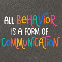All Behavior Is A Form Of Communication SPED Teacher Autism Cotton Canvas Backpack
