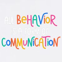All Behavior Is A Form Of Communication SPED Teacher Autism Garment-Dyed Sweatshirt
