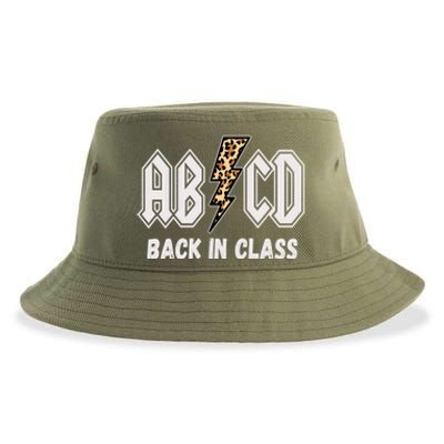 Abcd Back In Class Teacher Back To School Abcd Teacher Gift Sustainable Bucket Hat