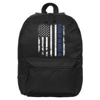 Anti Biden Impeach 46 8646 Clean Up On Aisle 46 Pro USA Flagd 16 in Basic Backpack