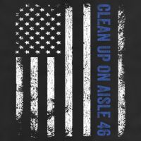 Anti Biden Impeach 46 8646 Clean Up On Aisle 46 Pro USA Flagd Trucker Hat