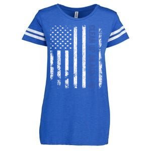 Anti Biden Impeach 46 8646 Clean Up On Aisle 46 Pro USA Flagd Enza Ladies Jersey Football T-Shirt