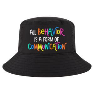 All Behavior Is A Form Of Communication SPED Teacher Autism Cool Comfort Performance Bucket Hat