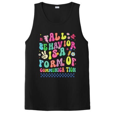 All Behavior Is A Form Of Communication Autism Sped Teacher PosiCharge Competitor Tank