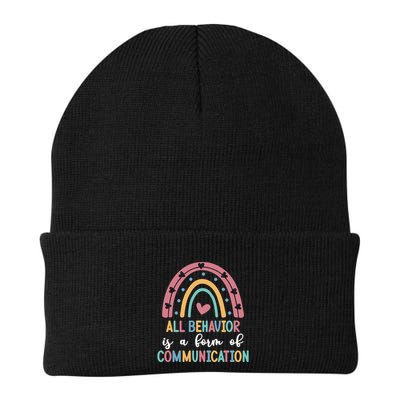 All Behavior Is A Form Of Communication Knit Cap Winter Beanie