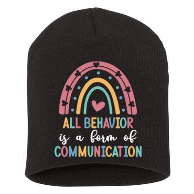 All Behavior Is A Form Of Communication Short Acrylic Beanie