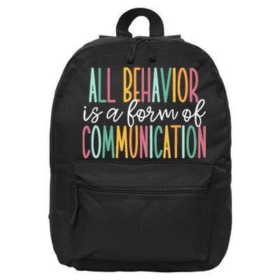 All Behavior Is A Form Of Communication 16 in Basic Backpack