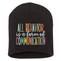All Behavior Is A Form Of Communication Short Acrylic Beanie