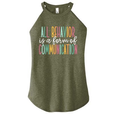 All Behavior Is A Form Of Communication Women's Perfect Tri Rocker Tank