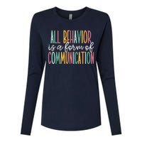 All Behavior Is A Form Of Communication Womens Cotton Relaxed Long Sleeve T-Shirt