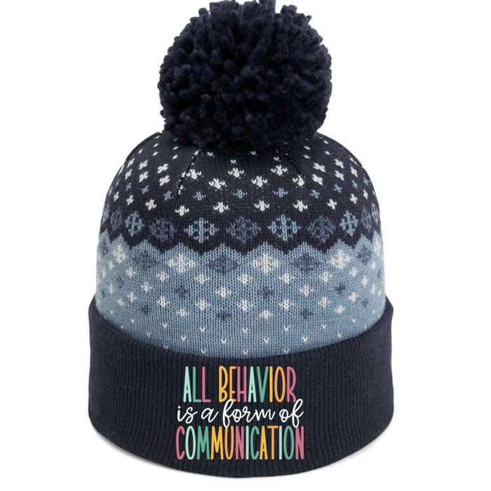 All Behavior Is A Form Of Communication The Baniff Cuffed Pom Beanie