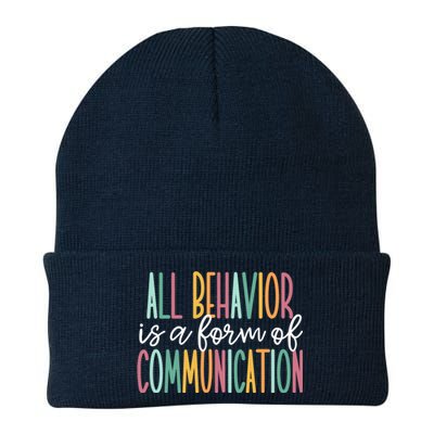 All Behavior Is A Form Of Communication Knit Cap Winter Beanie