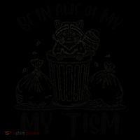 Autism Be In Awe Of My 'Tism Meme Autistic Raccoon Stripe Pom Pom Beanie