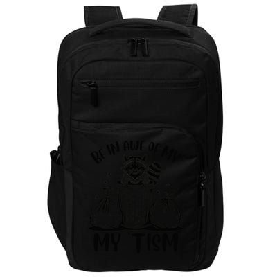 Autism Be In Awe Of My 'Tism Meme Autistic Raccoon Impact Tech Backpack