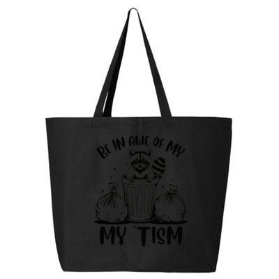 Autism Be In Awe Of My 'Tism Meme Autistic Raccoon 25L Jumbo Tote