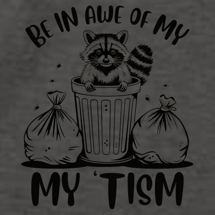 Autism Be In Awe Of My 'Tism Meme Autistic Raccoon Vector Backpack