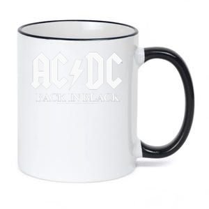 Ac/Dc Back In Black 11oz Black Color Changing Mug