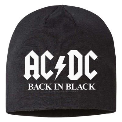 Ac/Dc Back In Black Sustainable Beanie