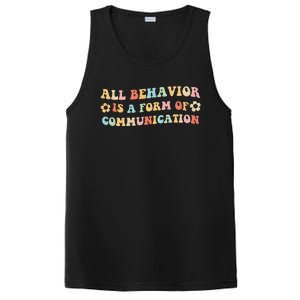 All Behavior Is A Form Of Communication Gift Idea For Sped PosiCharge Competitor Tank