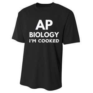 Ap Biology IM Cooked High School Funny Ap Performance Sprint T-Shirt