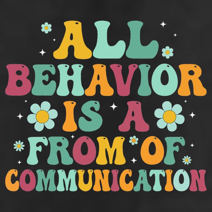 All Behavior Is A Form Of Communication ABA Behavior Knit Cap Winter Beanie