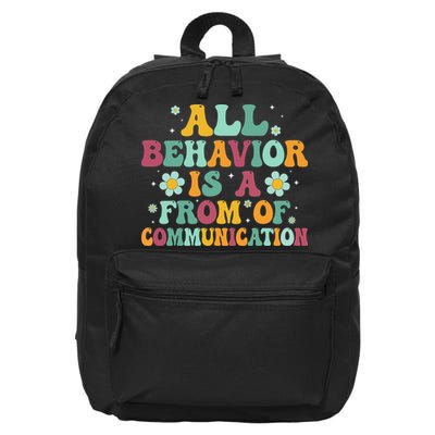 All Behavior Is A Form Of Communication ABA Behavior 16 in Basic Backpack