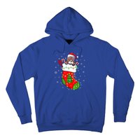 American Bulldog In Christmas Socks Santa Xmas Cool Gift Hoodie