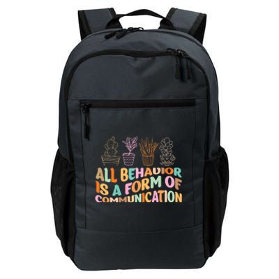 All Behavior Is A Form Of Communication Aba Therapy Daily Commute Backpack