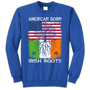 American Born Irish Roots St Patrick’s Day Ireland Flag Gift Sweatshirt