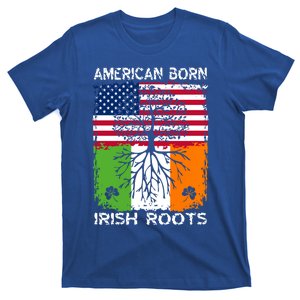 American Born Irish Roots St Patrick’s Day Ireland Flag Gift T-Shirt