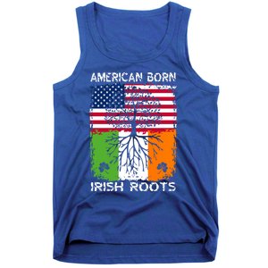 American Born Irish Roots St Patrick’s Day Ireland Flag Gift Tank Top