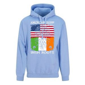 American Born Irish Roots St Patrick’s Day Ireland Flag Gift Unisex Surf Hoodie