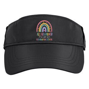 All Behavior Is A Form Of Communication Rainbow Adult Drive Performance Visor