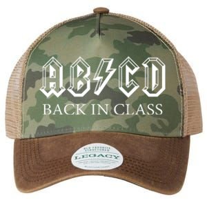 ABCD Back In Class Back To School Funny Teacher Legacy Tie Dye Trucker Hat