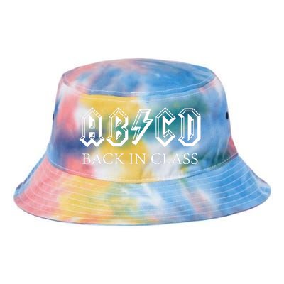 ABCD Back In Class Back To School Funny Teacher Tie Dye Newport Bucket Hat