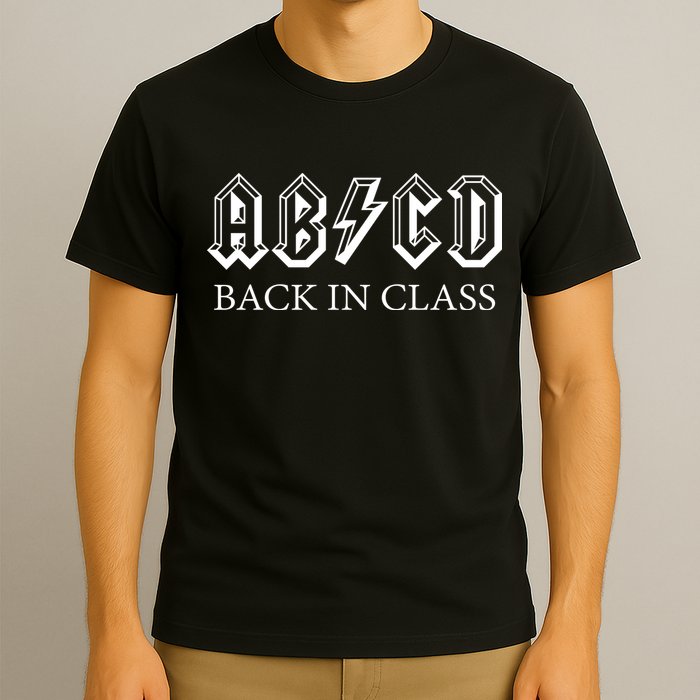 ABCD Back In Class Back To School Funny Teacher T-Shirt