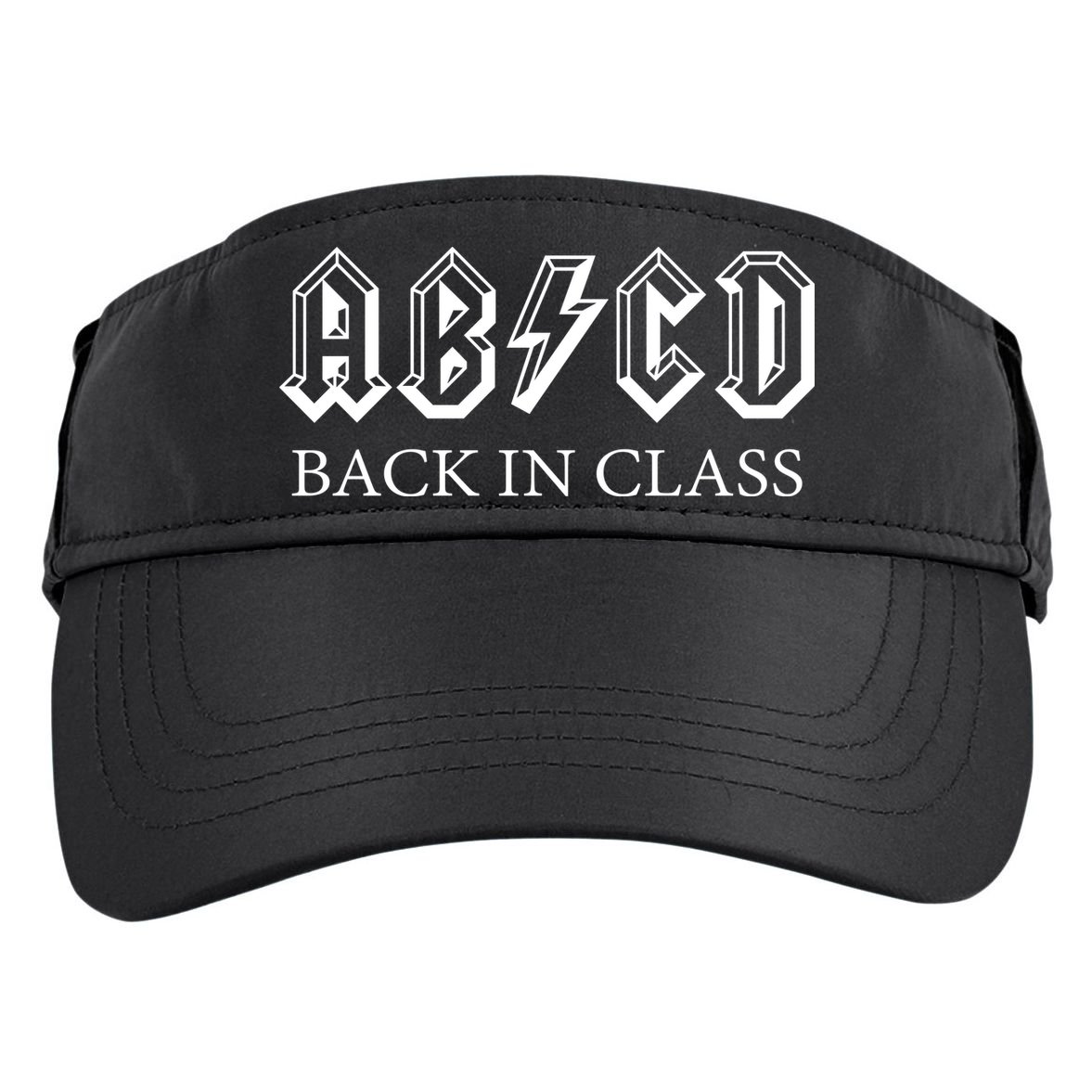 ABCD Back In Class Back To School Funny Teacher Adult Drive Performance Visor
