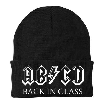 ABCD Back In Class Back To School Funny Teacher Beanie