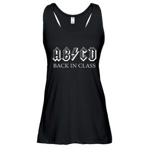 ABCD Back In Class Back To School Funny Teacher Ladies Essential Flowy Tank