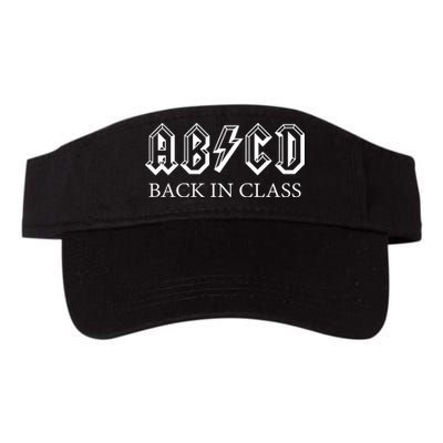 ABCD Back In Class Back To School Funny Teacher Visor