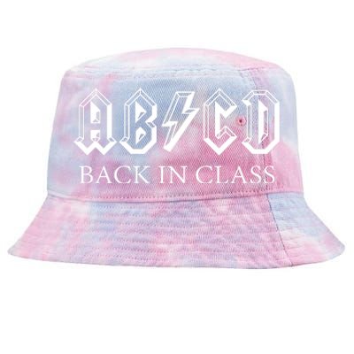 ABCD Back In Class Back To School Funny Teacher Tie-Dyed Bucket Hat